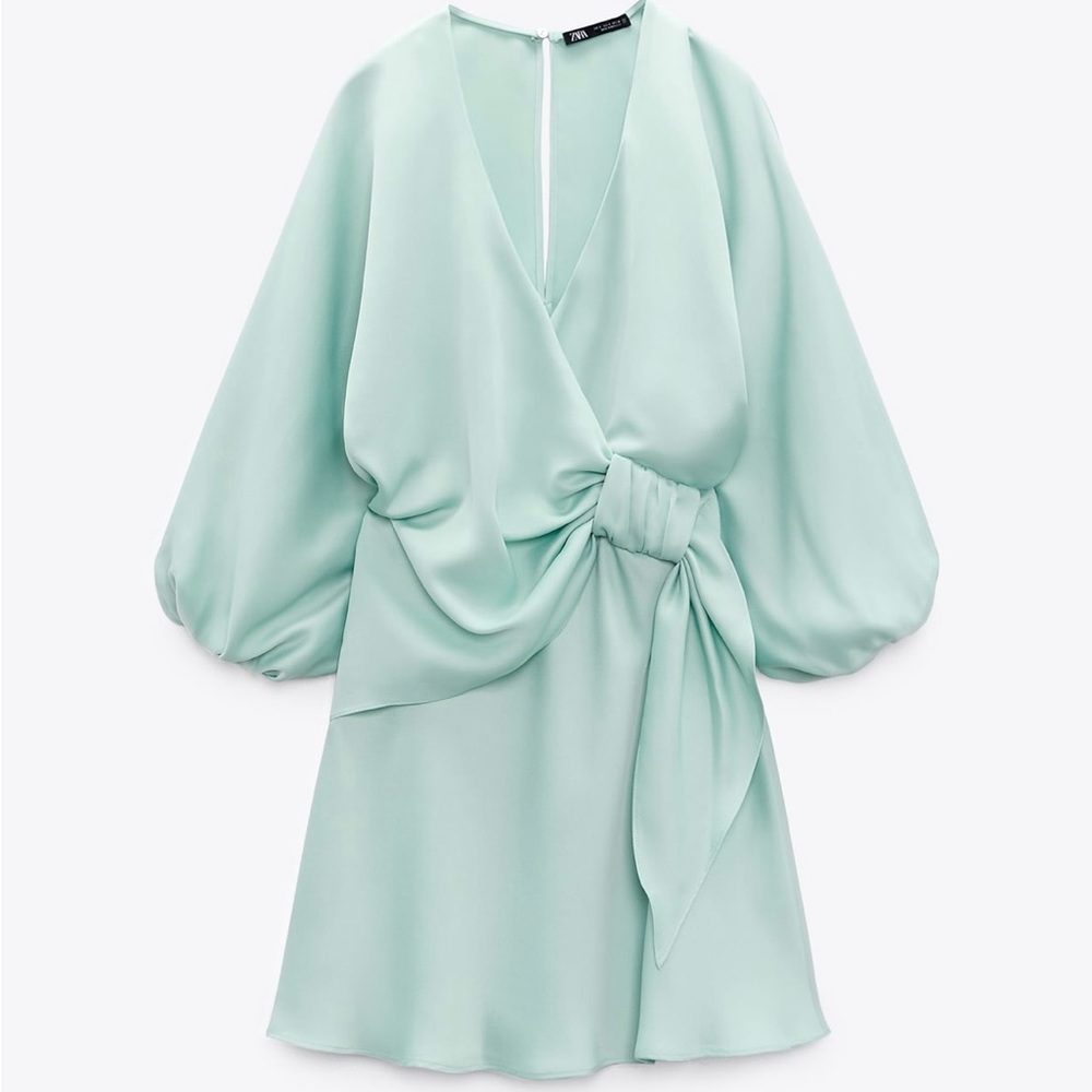 Zara Knotted Mini Dress